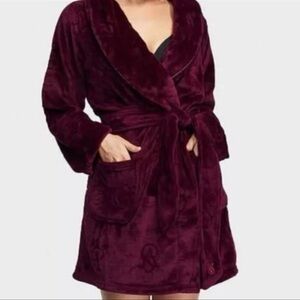 Victoria's Secret Rich Maroon Women's Robe